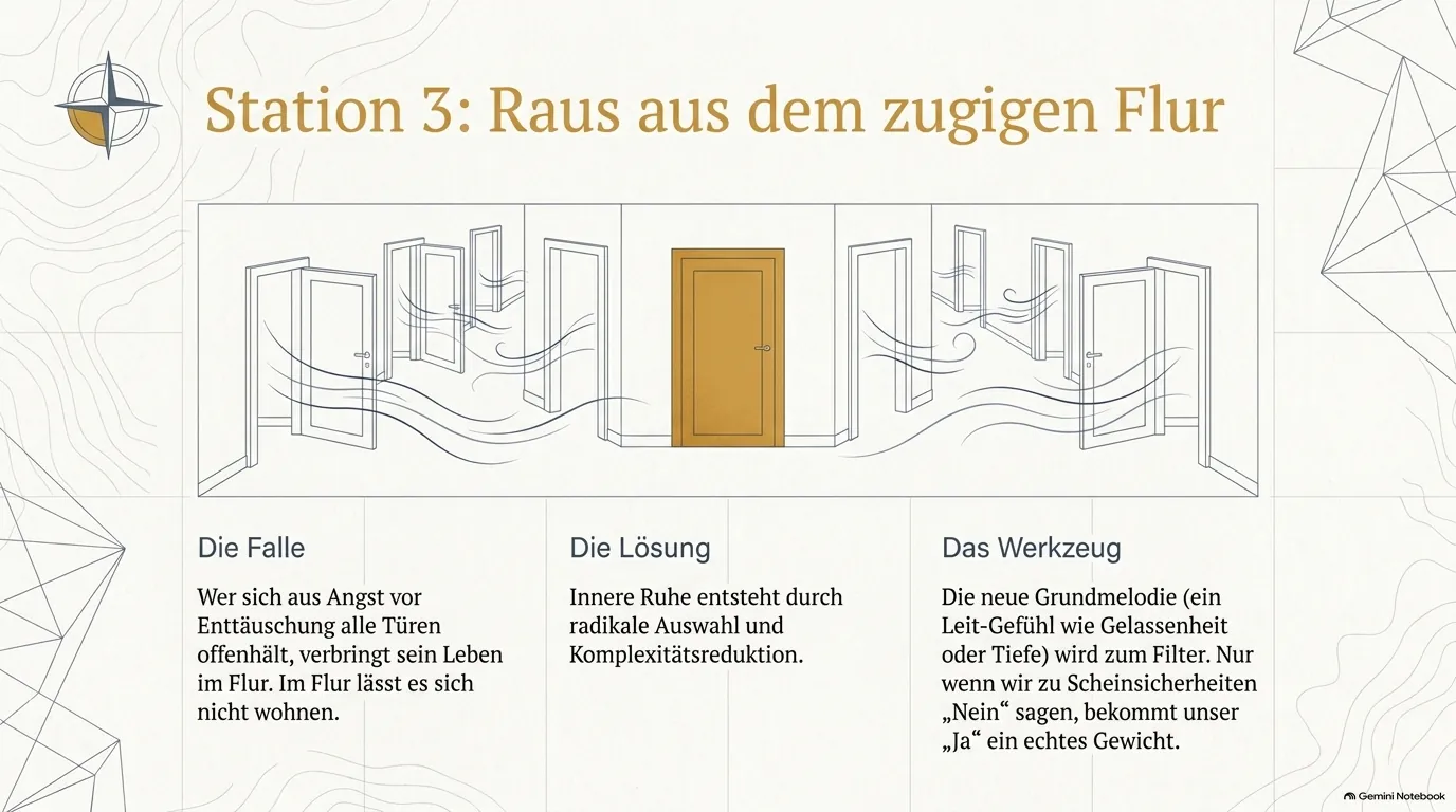 Station 3: Raus aus dem zugigen Flur